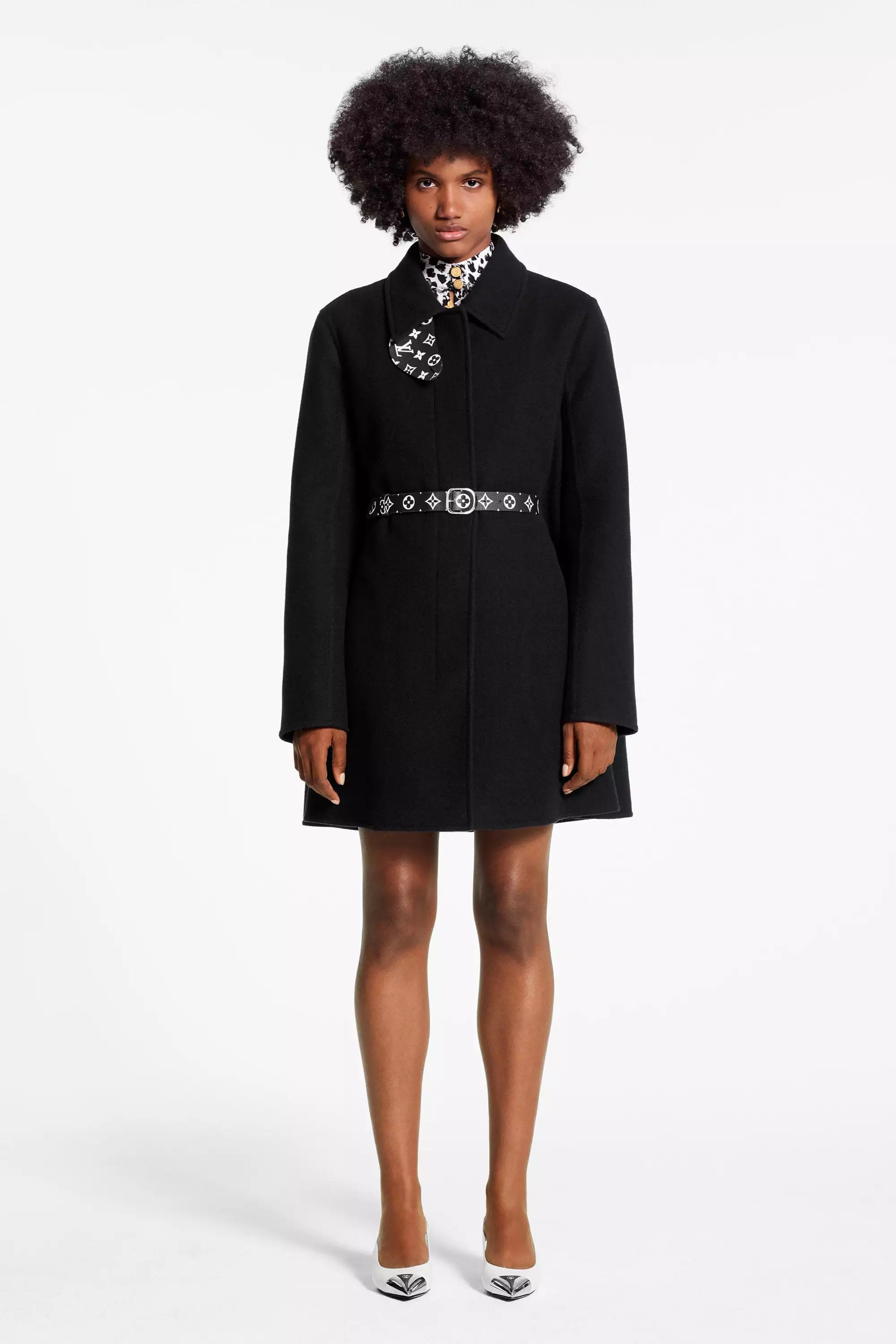 Belted Trapeze Coat