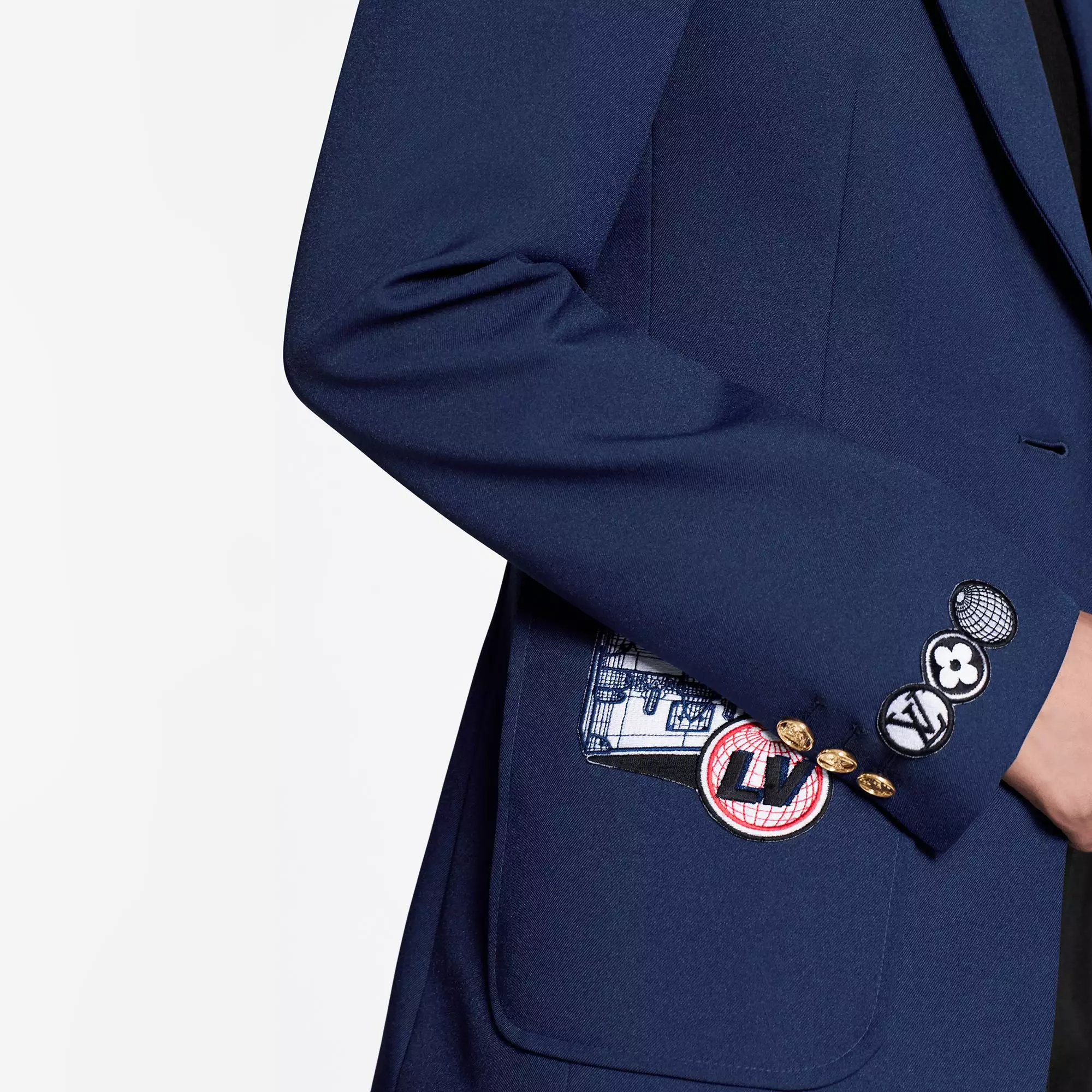 Blazer With Patches