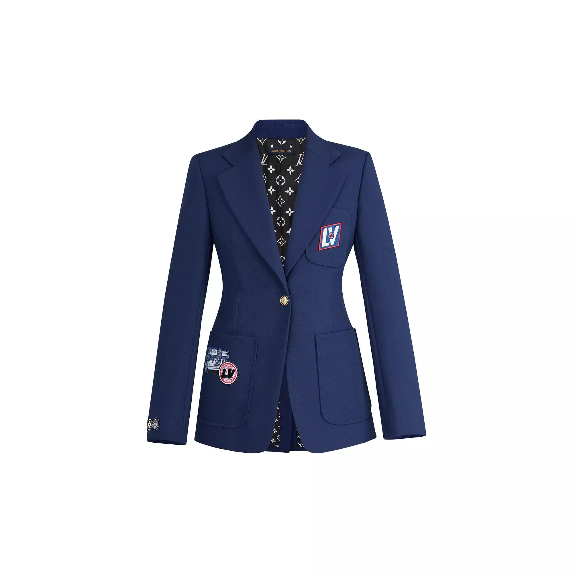 Blazer With Patches