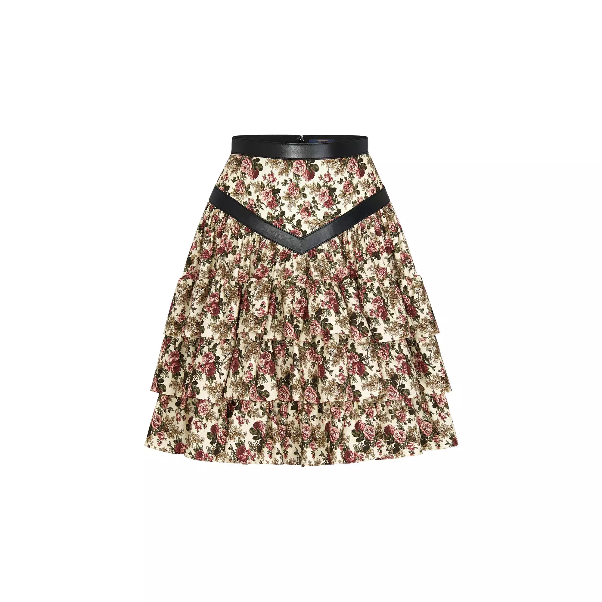 Floral Ruffled Skirt