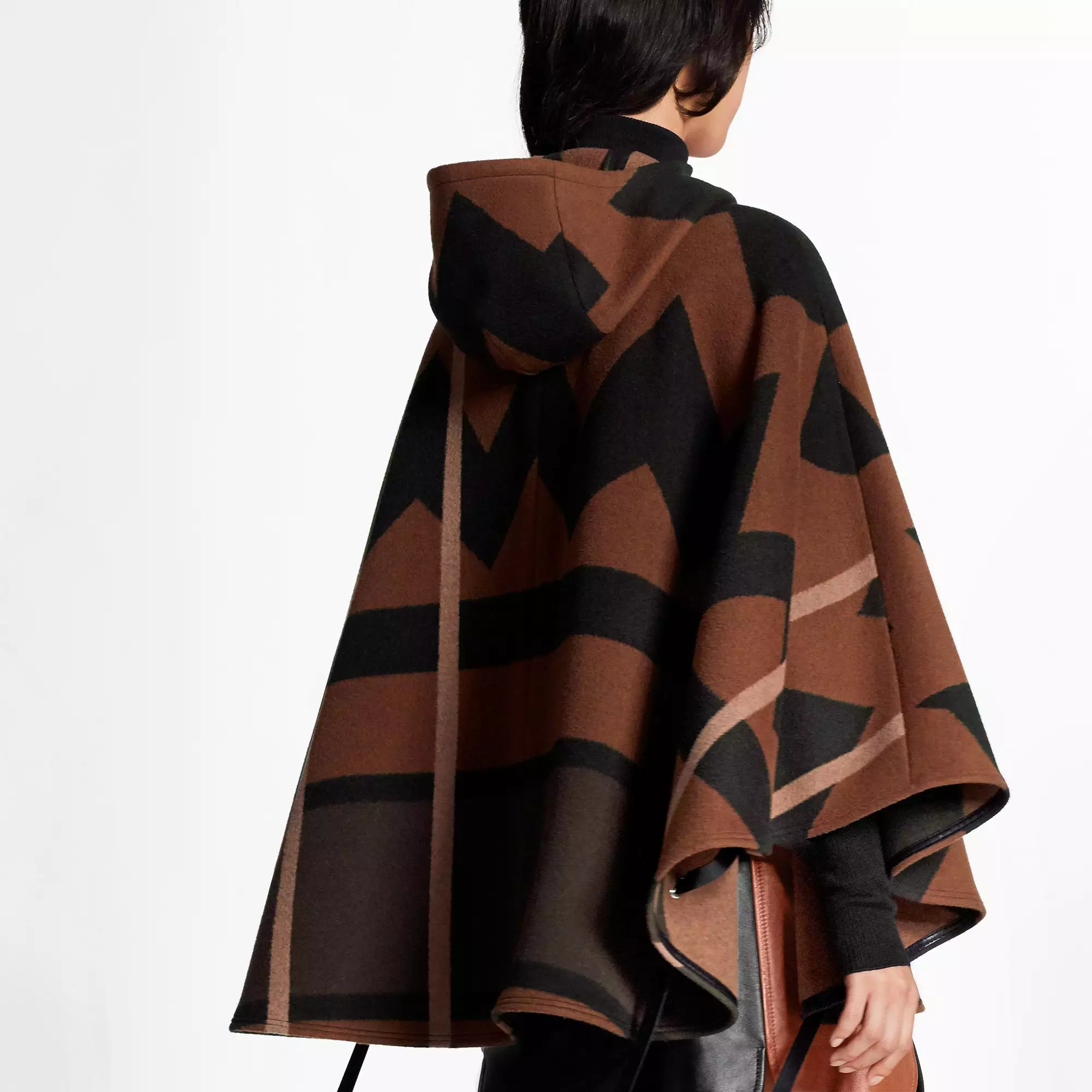 Graphic Hooded Cape