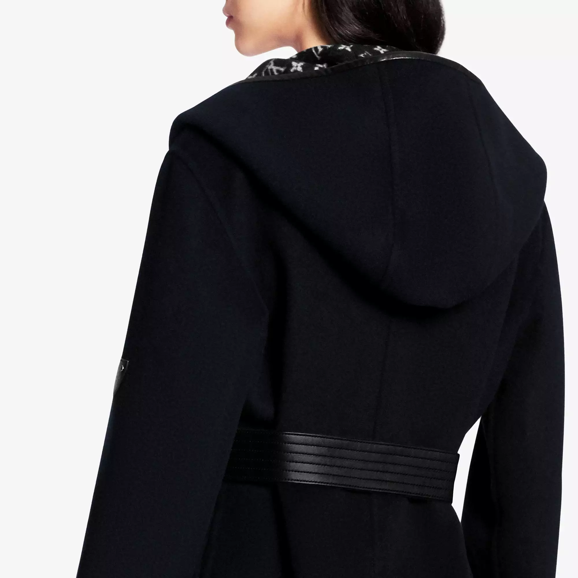 Hooded Wrap Coat