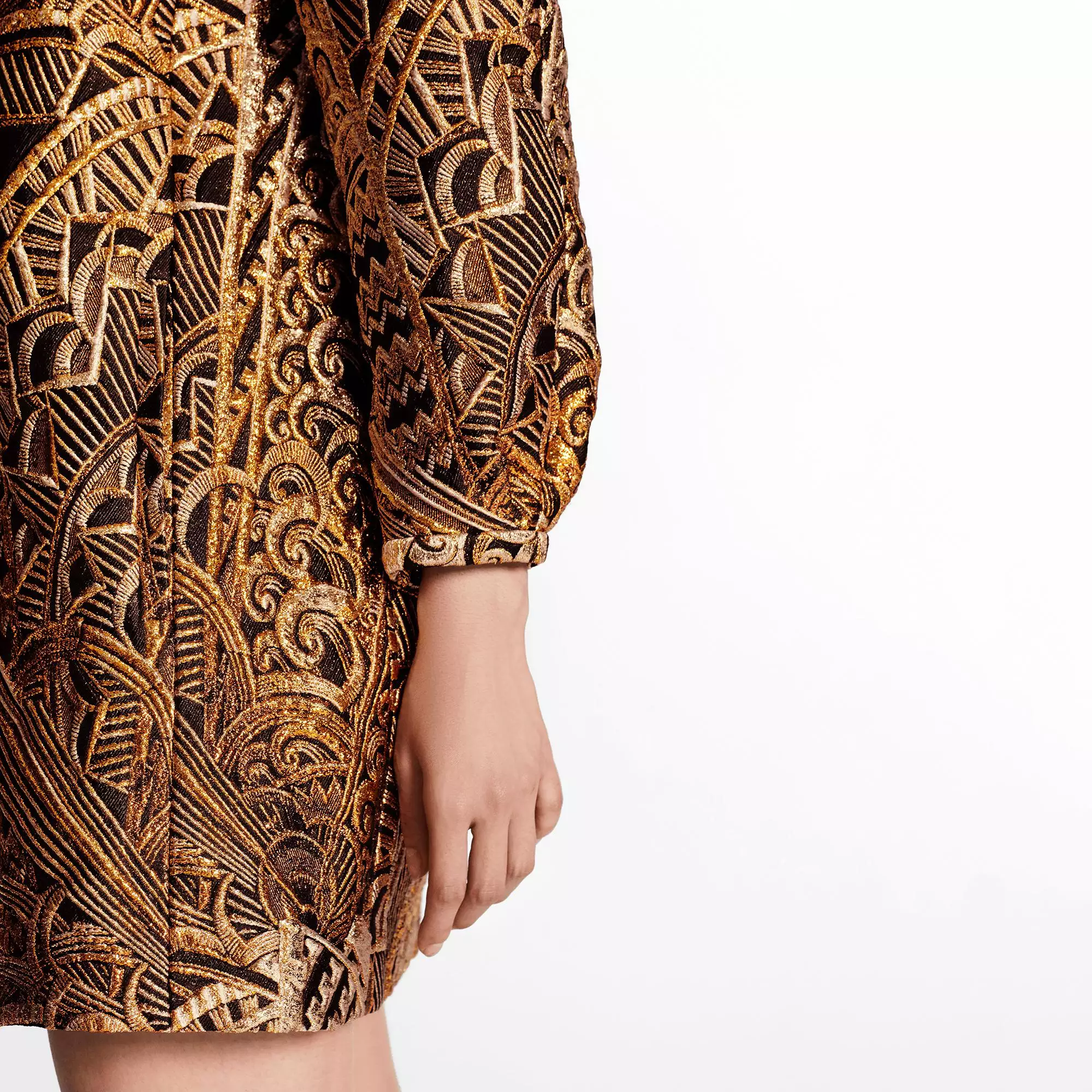 Loose Jacquard Dress