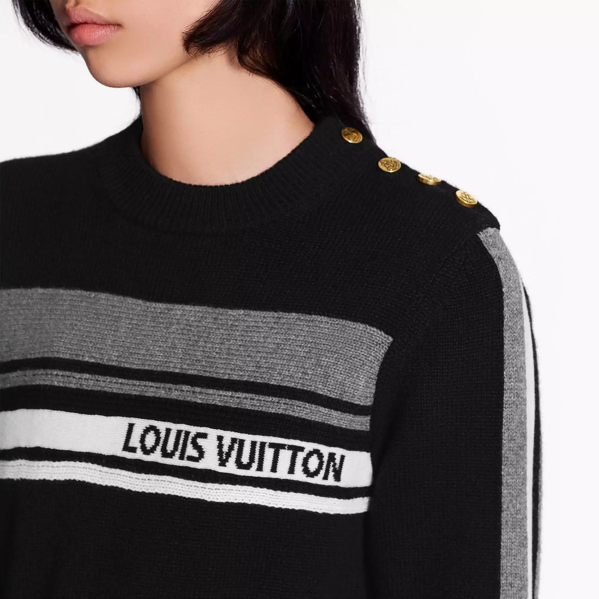 LV Intarsia Signature Pullover