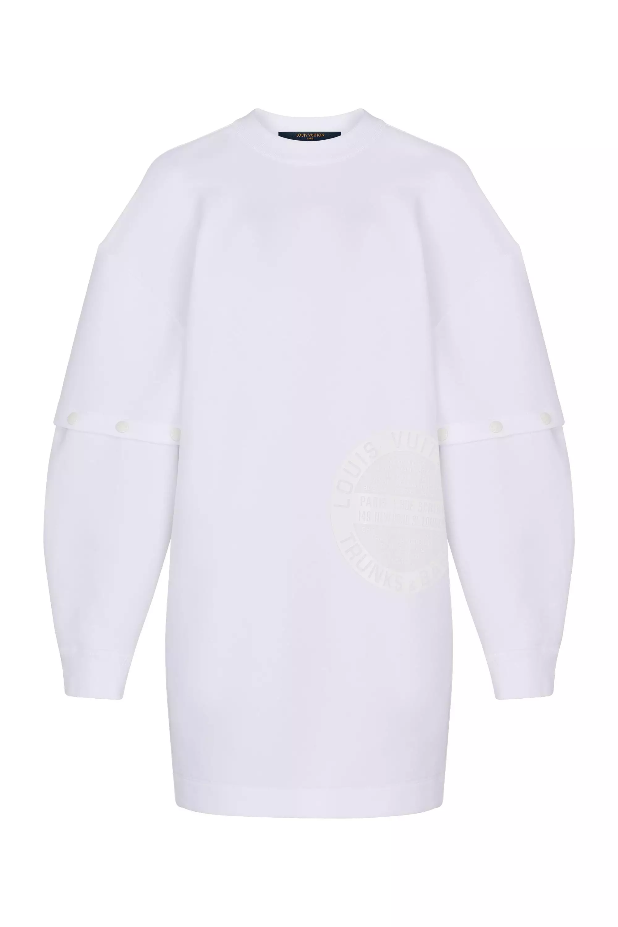 LV Stamp Sweatshirt Dress