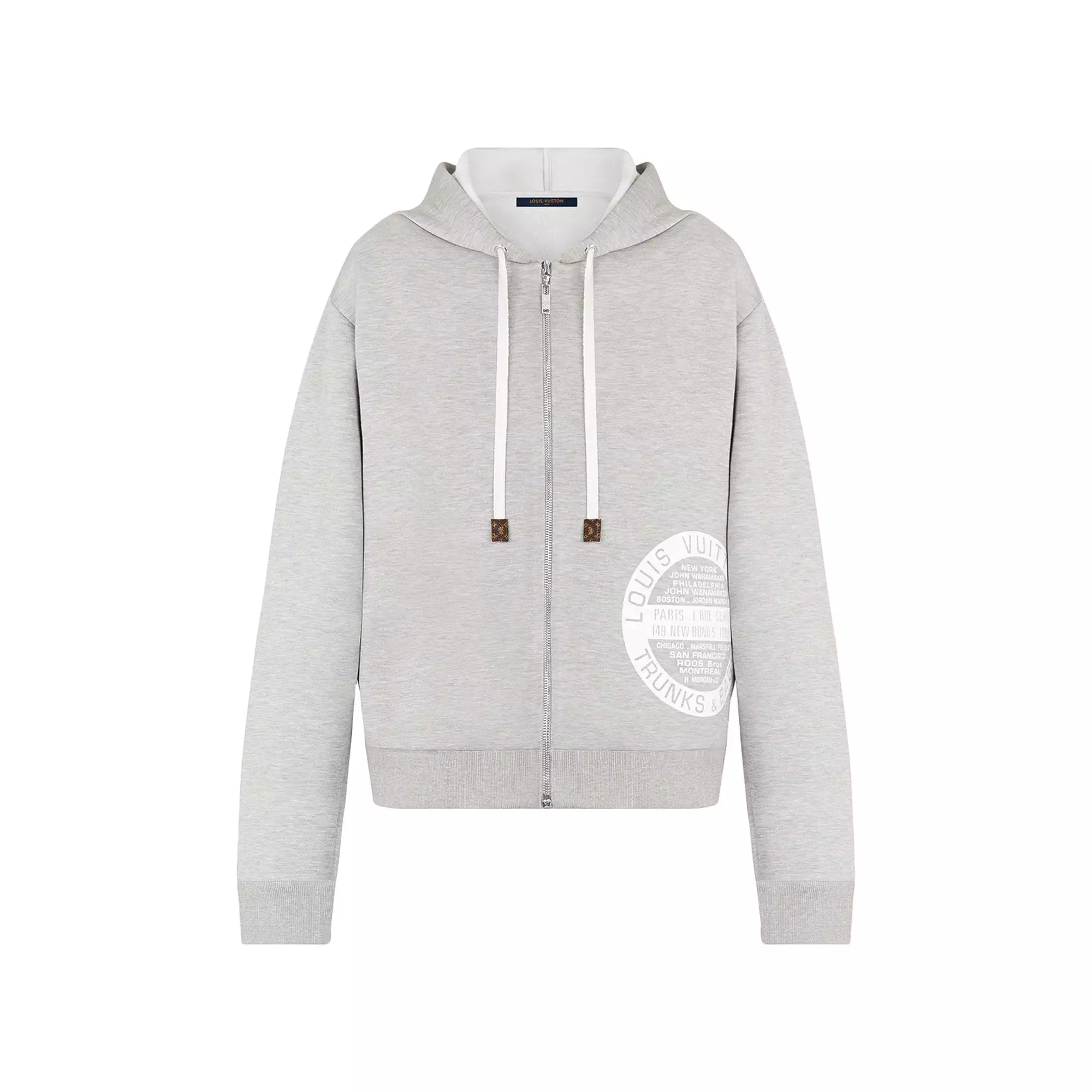 LV Stamp Zip-Up Hoodie