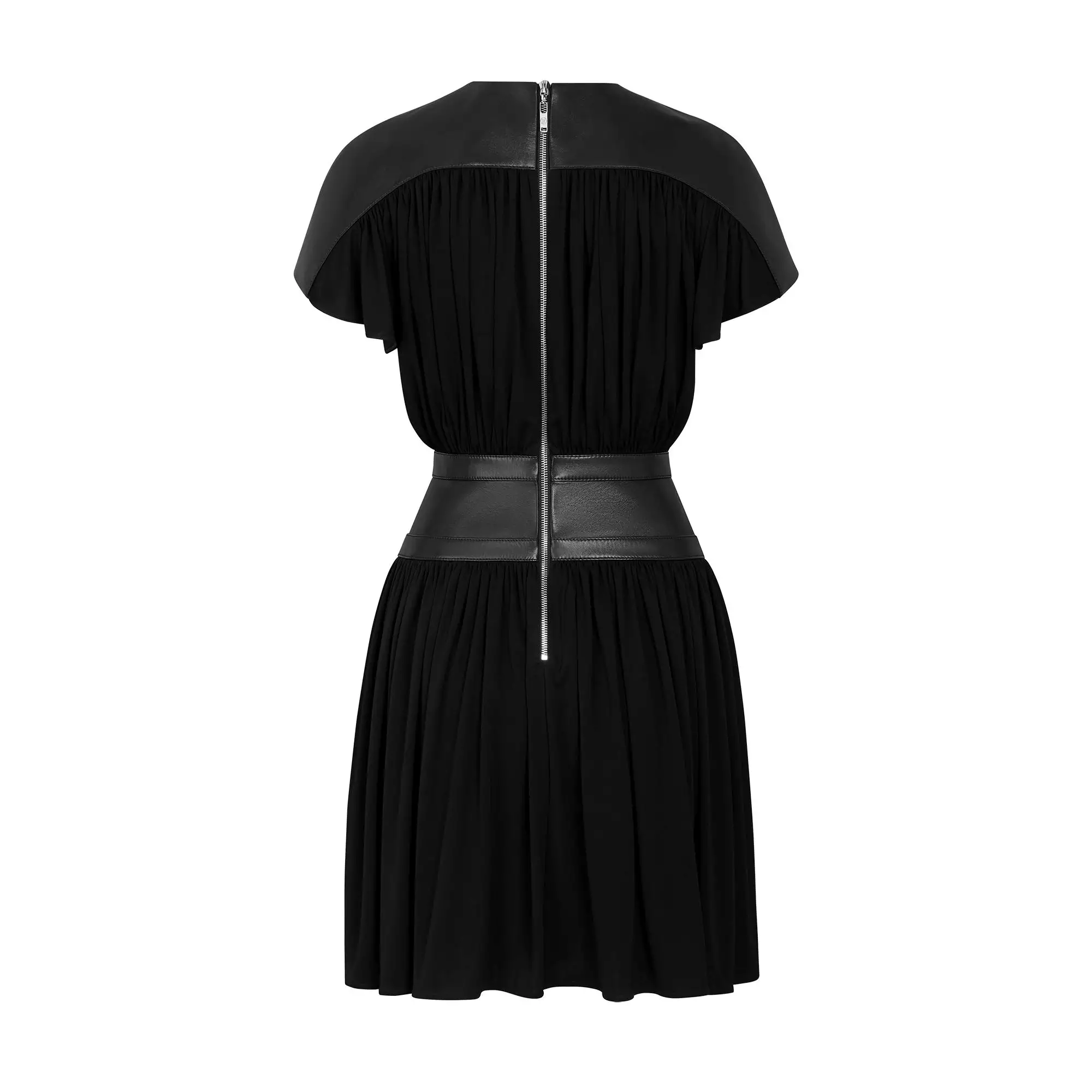 Pleated Dress With Waist Yoke