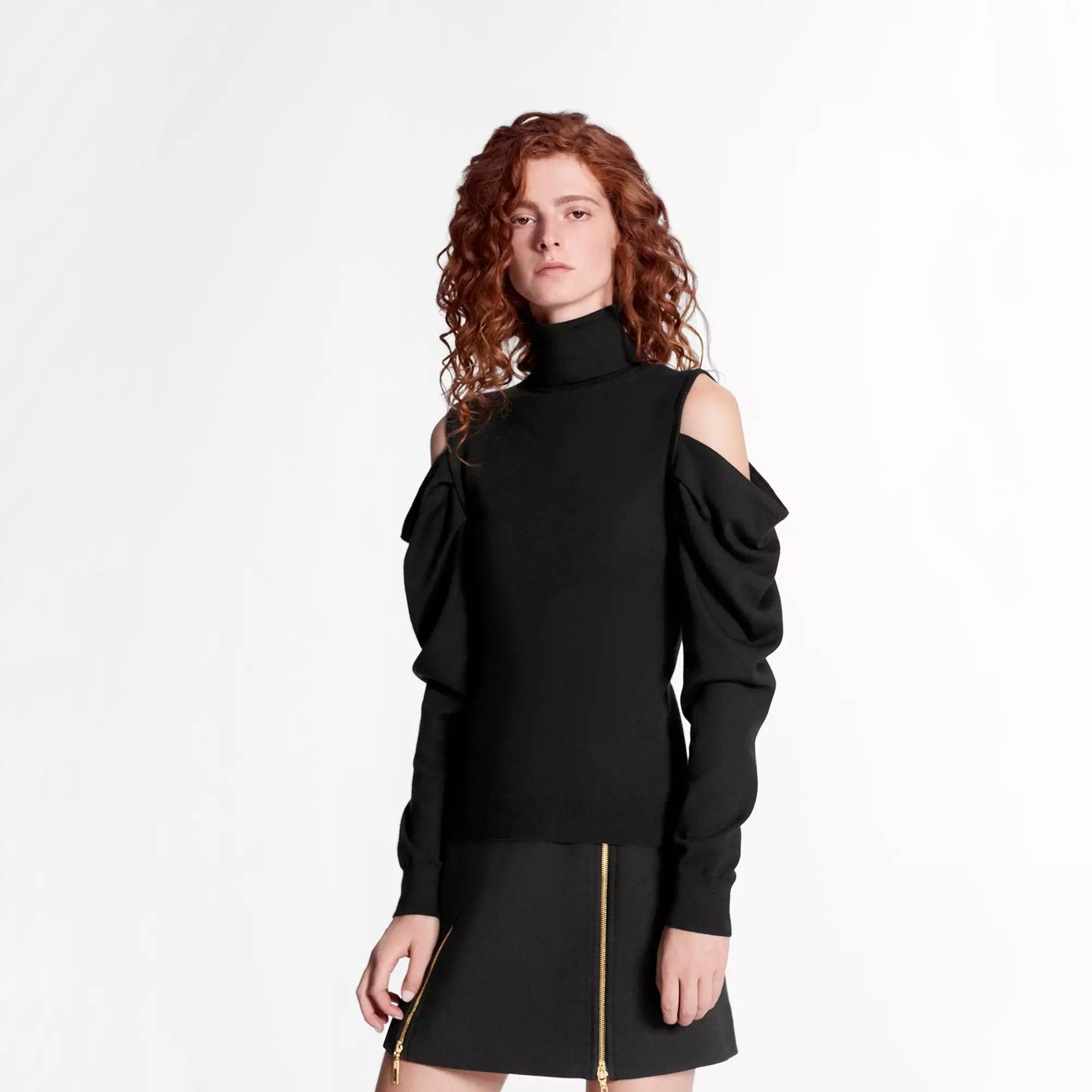 Pullover With Open Shoulders