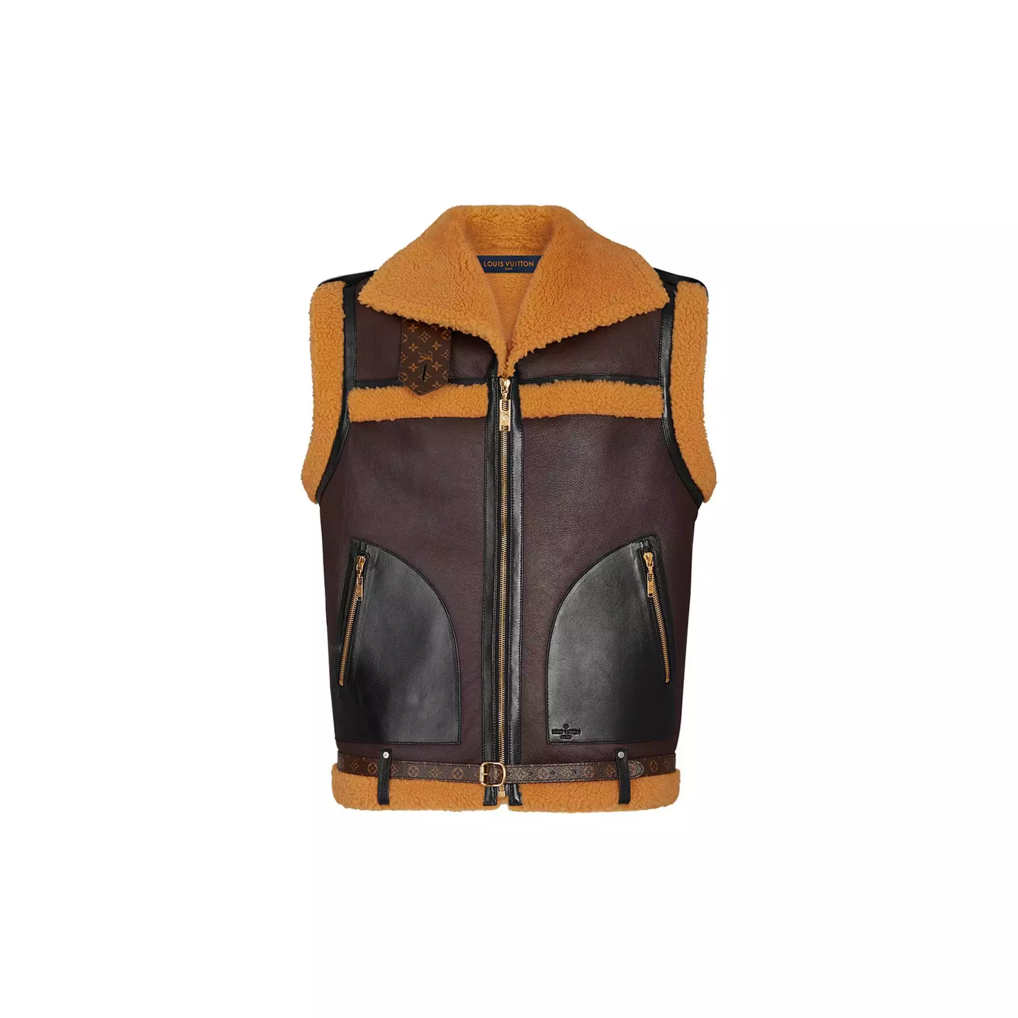 Shearling Aviator Gilet